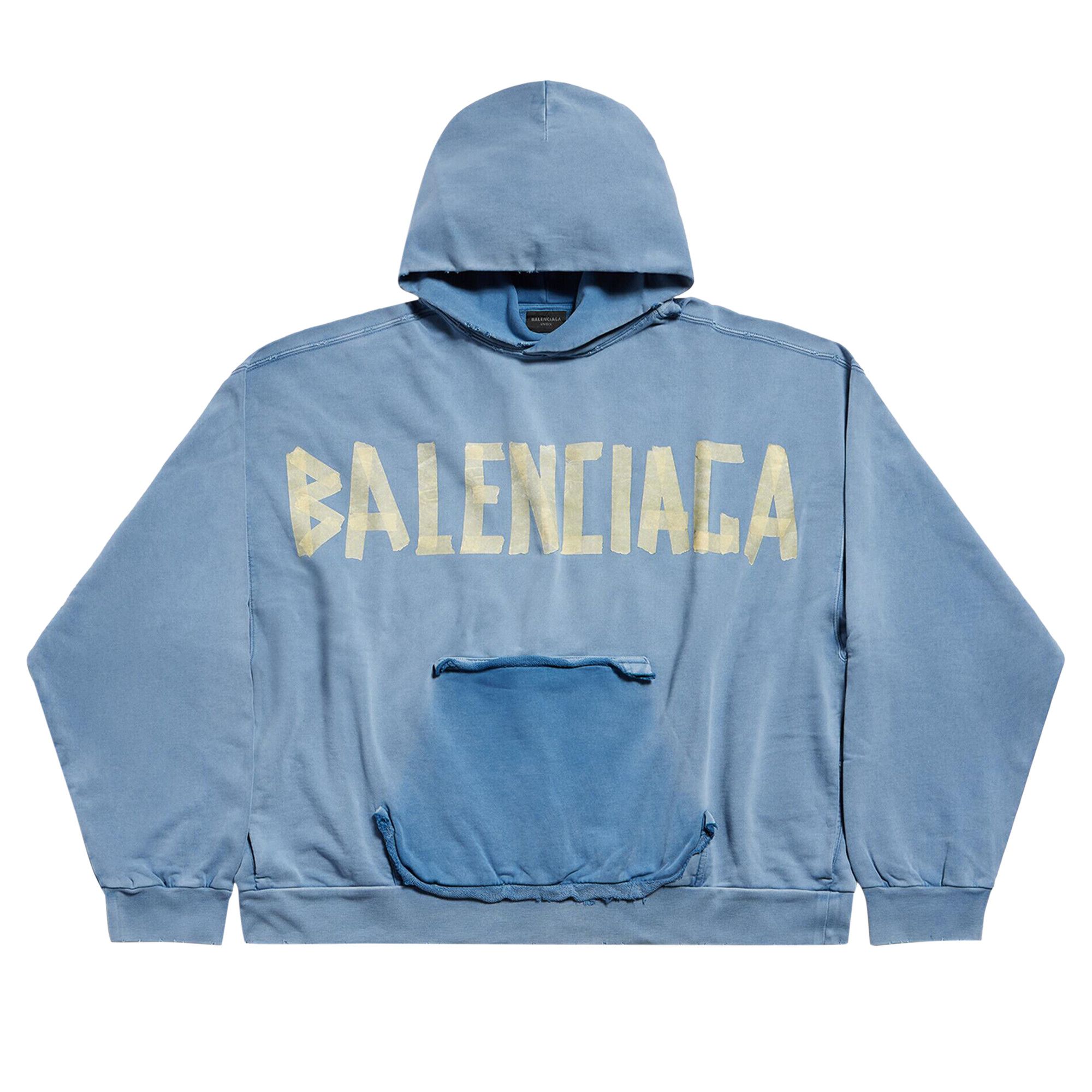 Balenciaga teal hoodie clearance