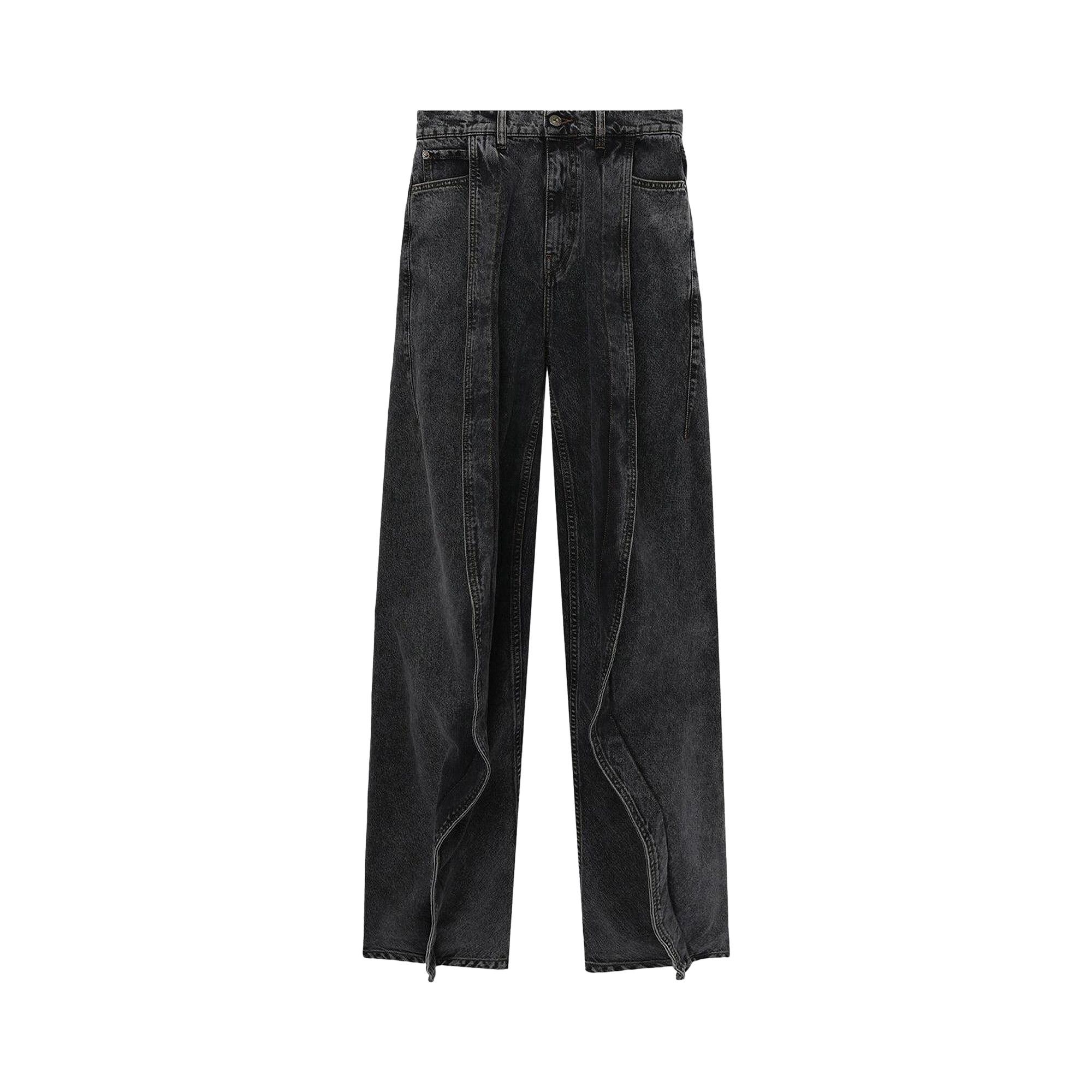 Y/Project ブラック EverGreen BANANA ジーンズ 黒26 Y/project Evergreen Banana Slim Jeans - Black | Garmentory