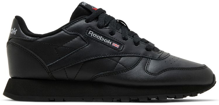 Reebok Classic Leather Big Kid Triple Black