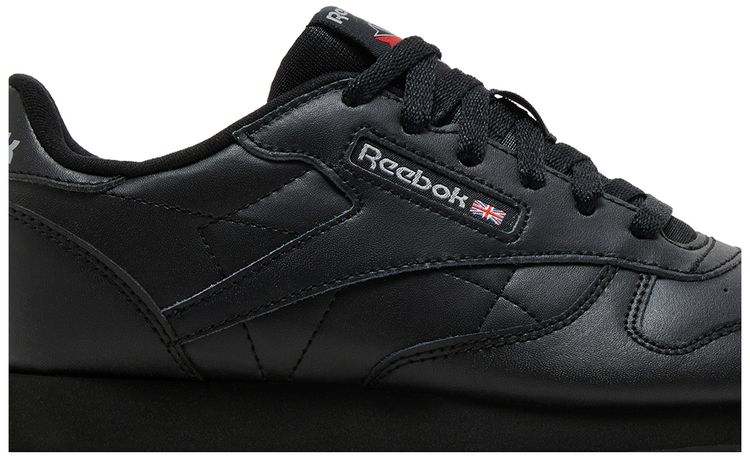 Reebok Classic Leather Big Kid Triple Black