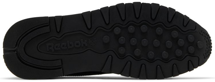 Reebok Classic Leather Big Kid Triple Black