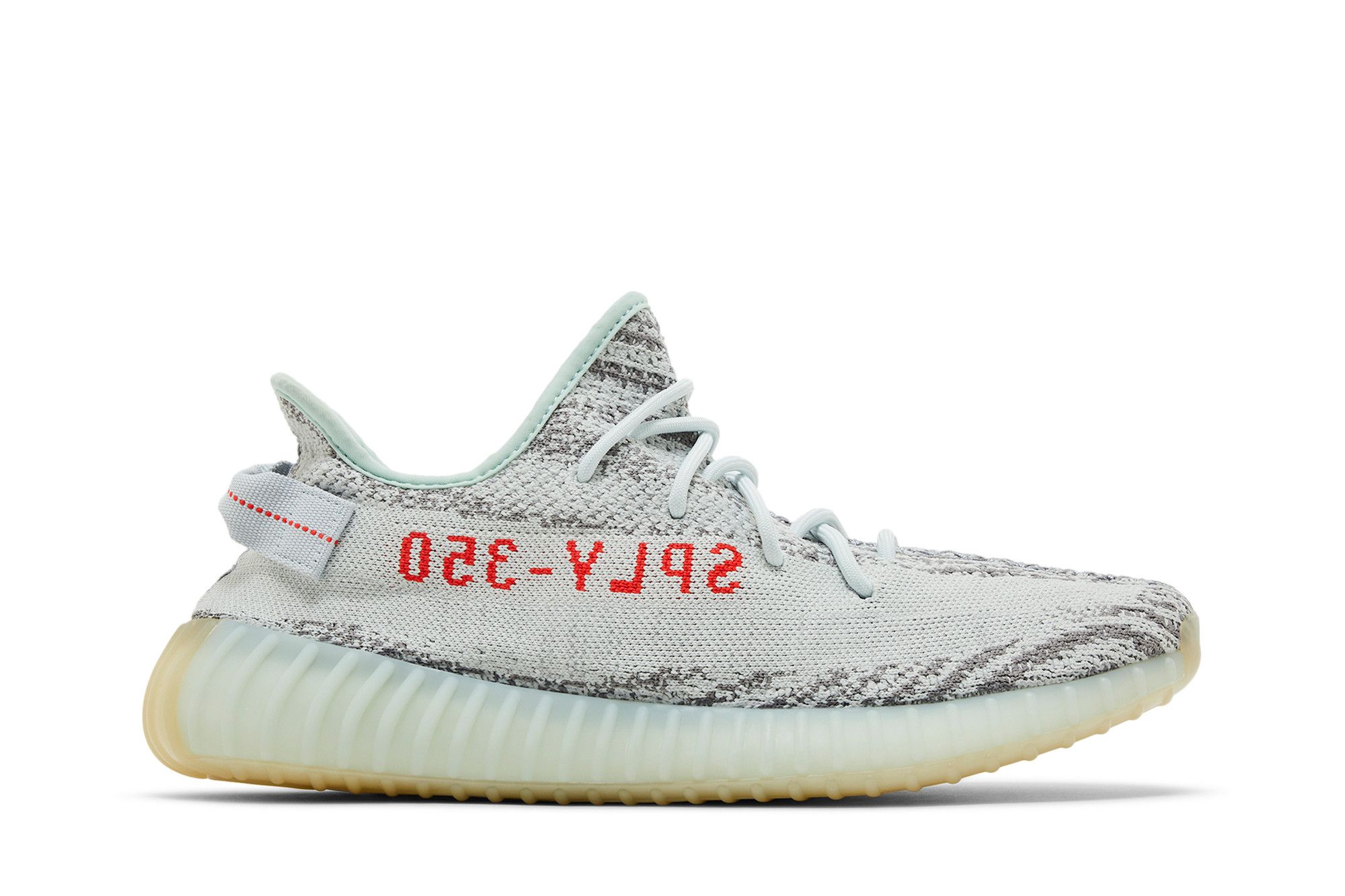 Blue tint yeezy used deals
