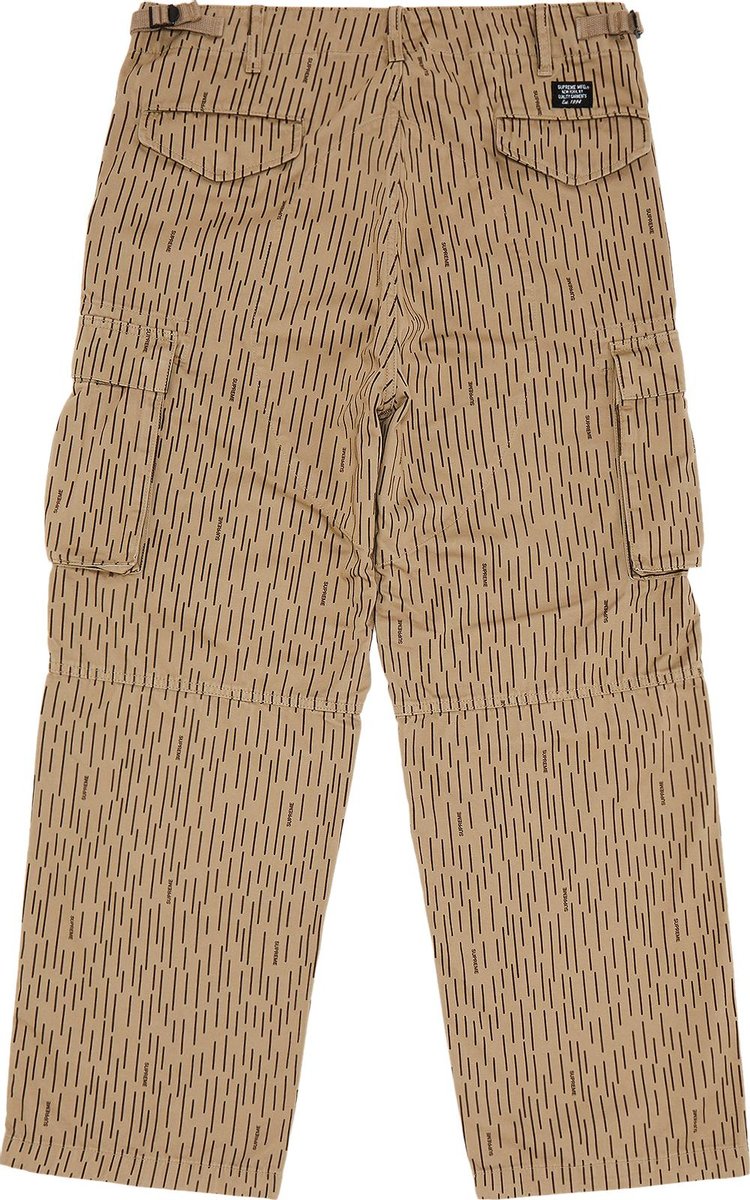 Supreme Cargo Pant Tan Raindrop