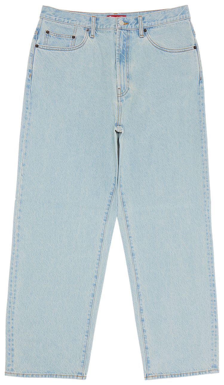 Supreme Baggy Jean Light Washed Indigo