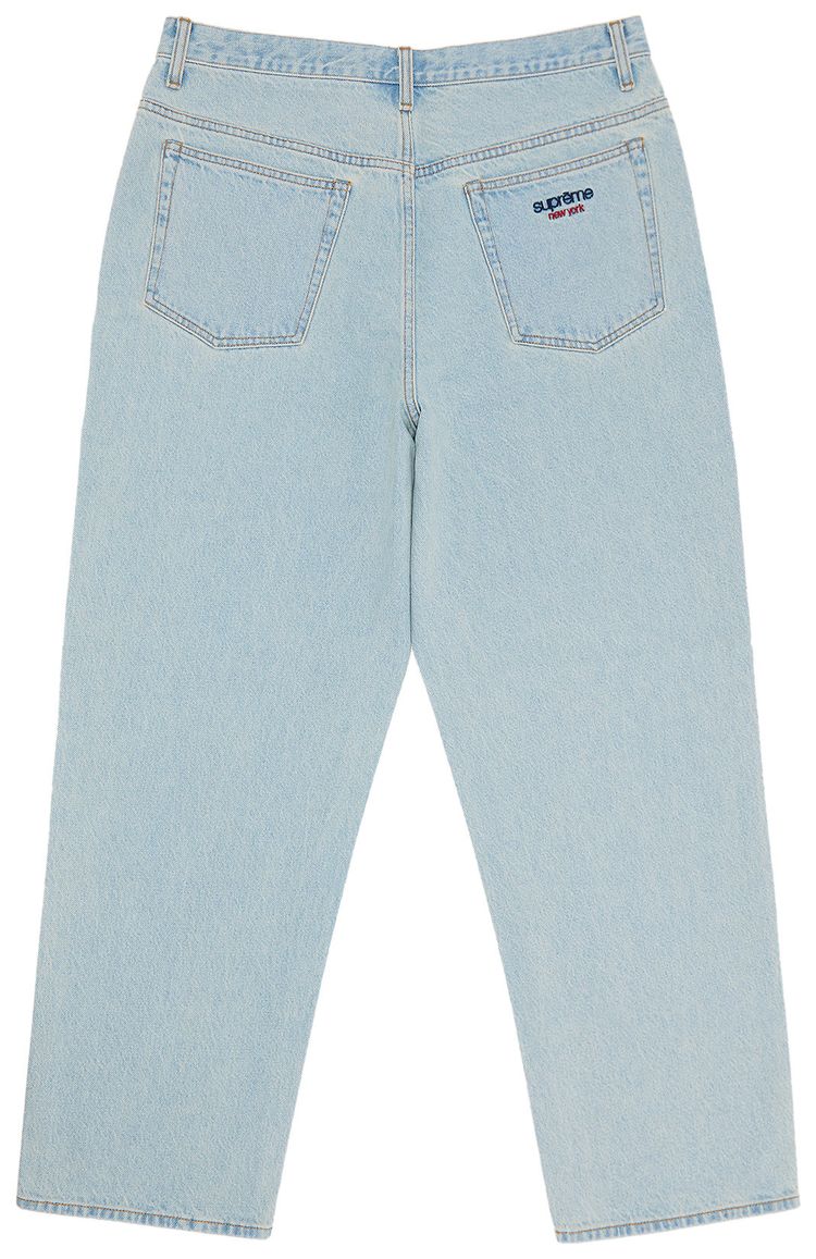 Supreme Baggy Jean Light Washed Indigo