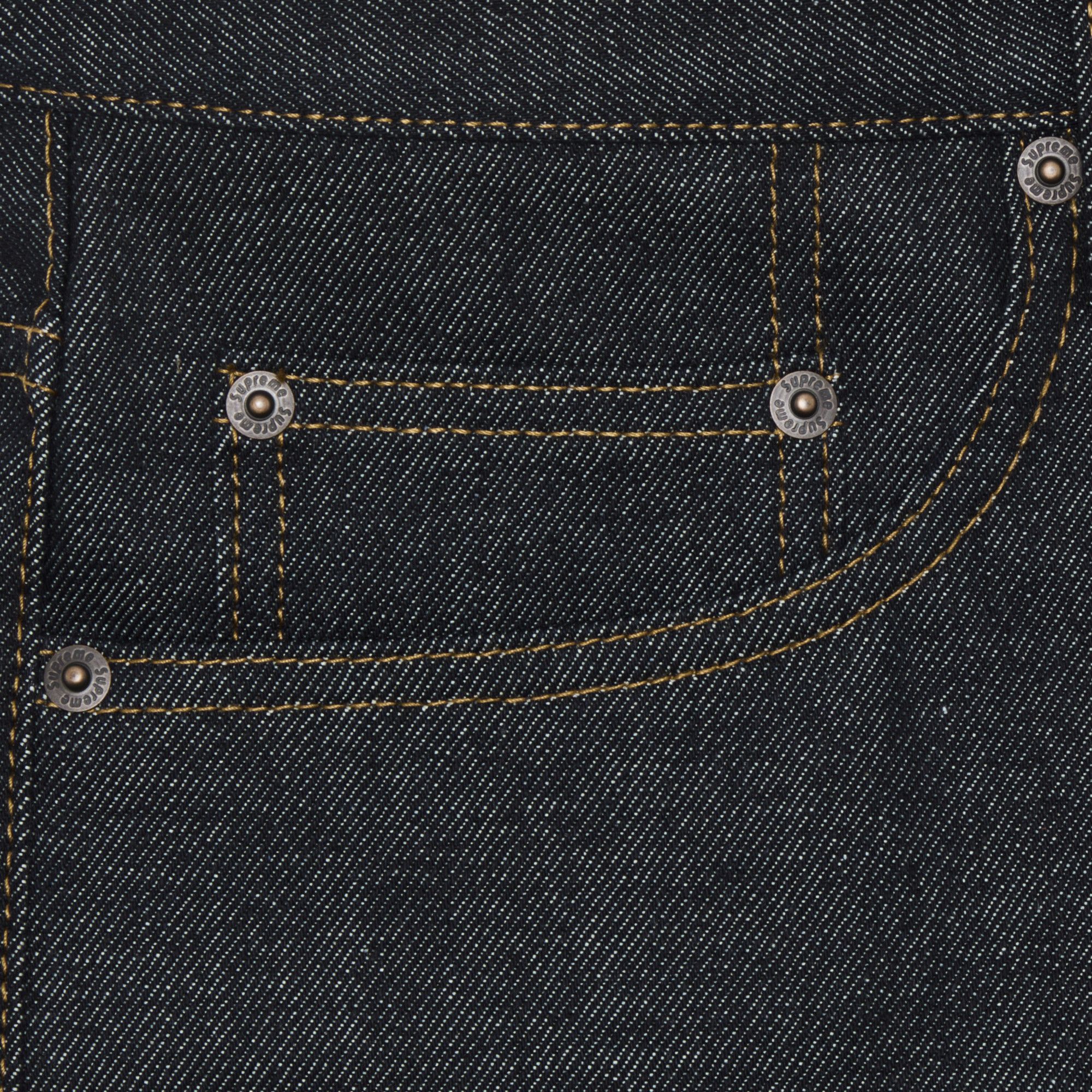 Buy Supreme Rigid Loose Fit Selvedge Jean 'Indigo' - FW24P62 Buy Supreme Rigid Loose Fit Selvedge Jean 'Indigo' - FW24P62