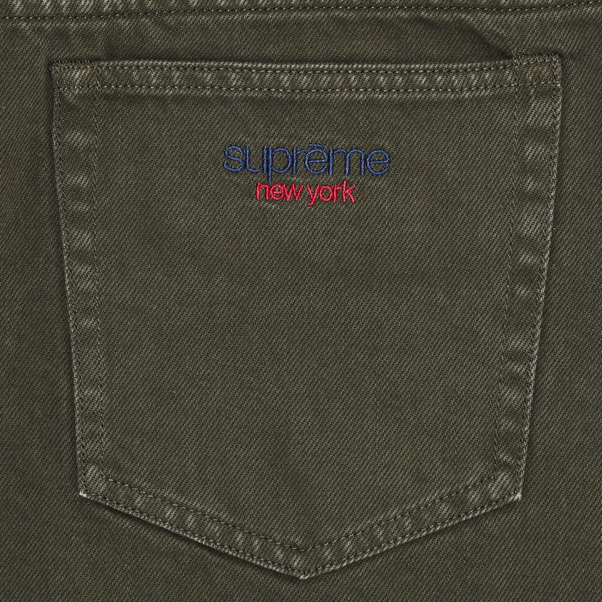 Size 30 Supreme Baggy Jean 'Olive'