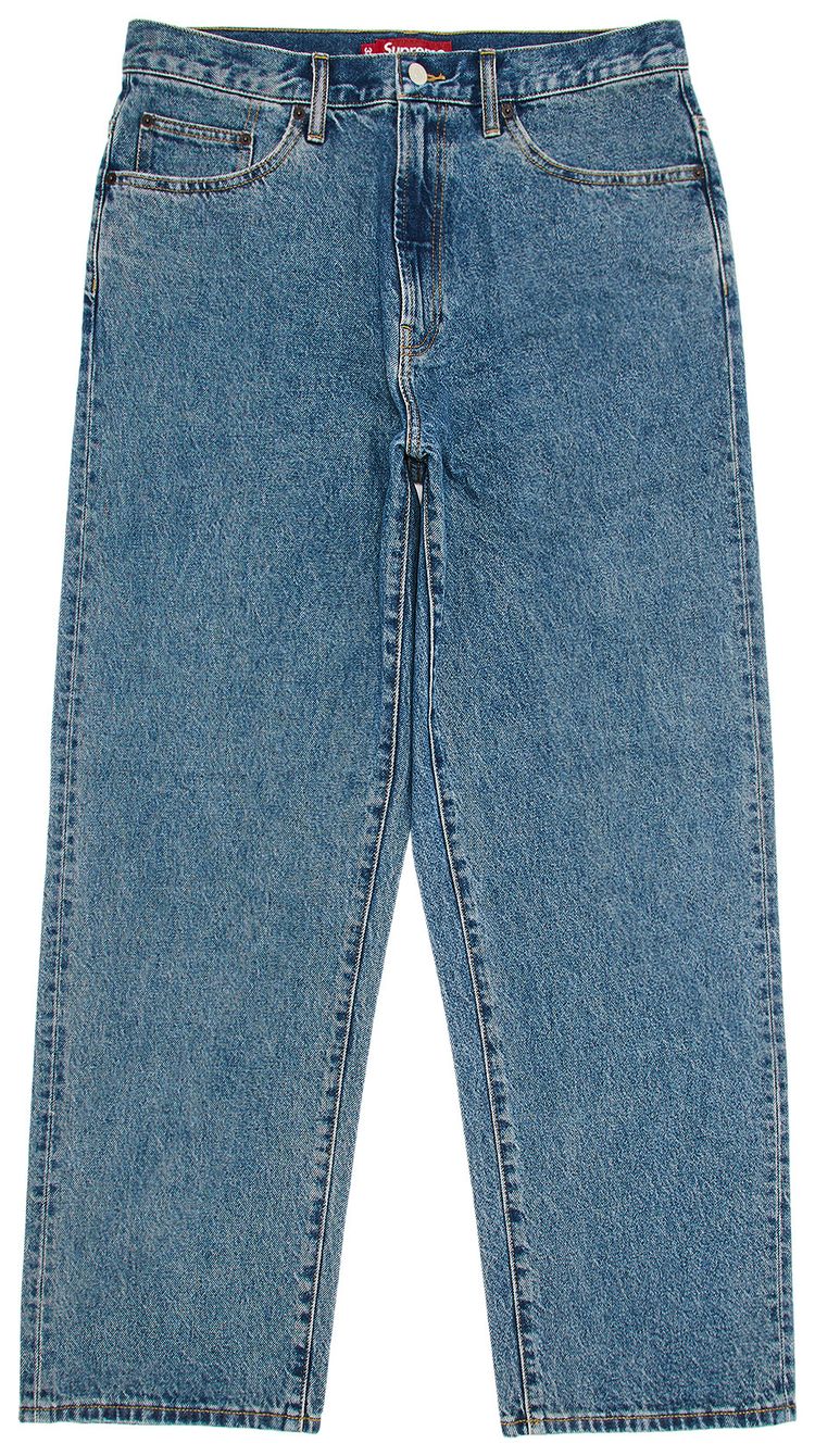 Supreme Baggy Jean Washed Indigo