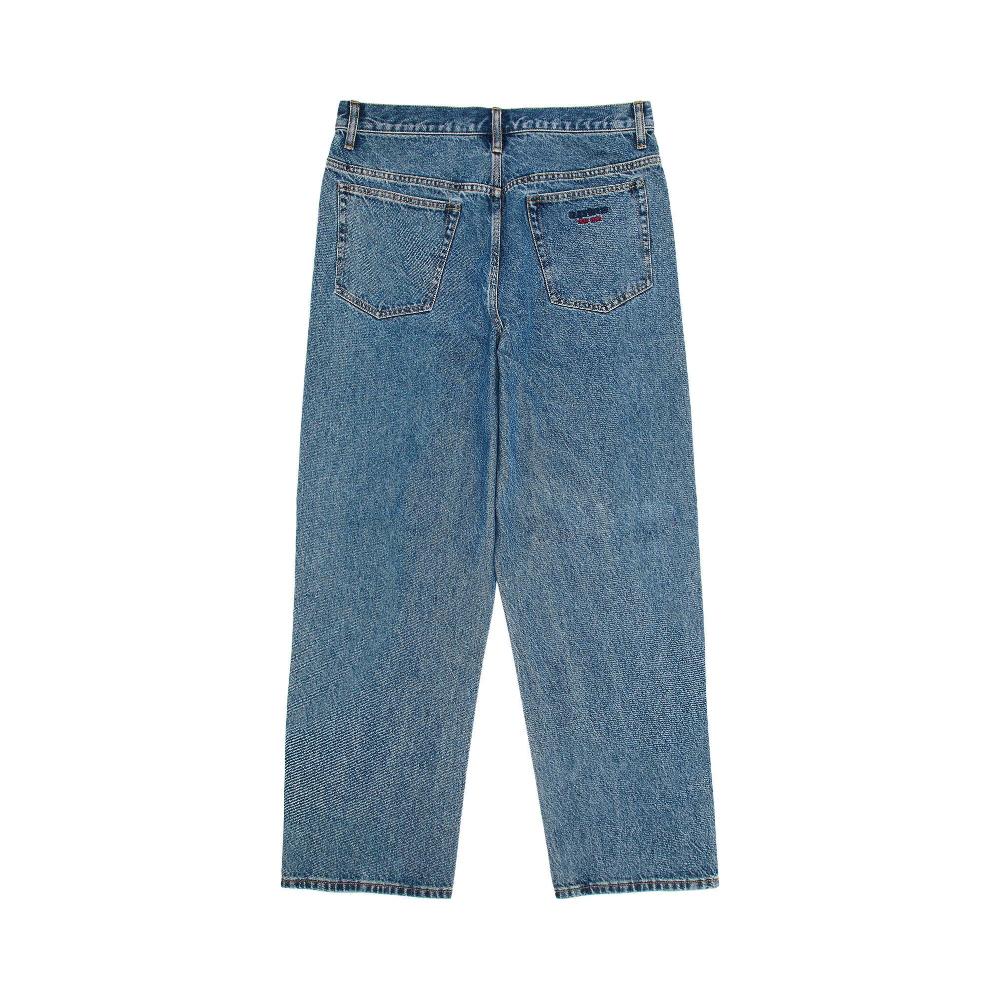 Size 30 Supreme Baggy Jean 'Washed Indigo'