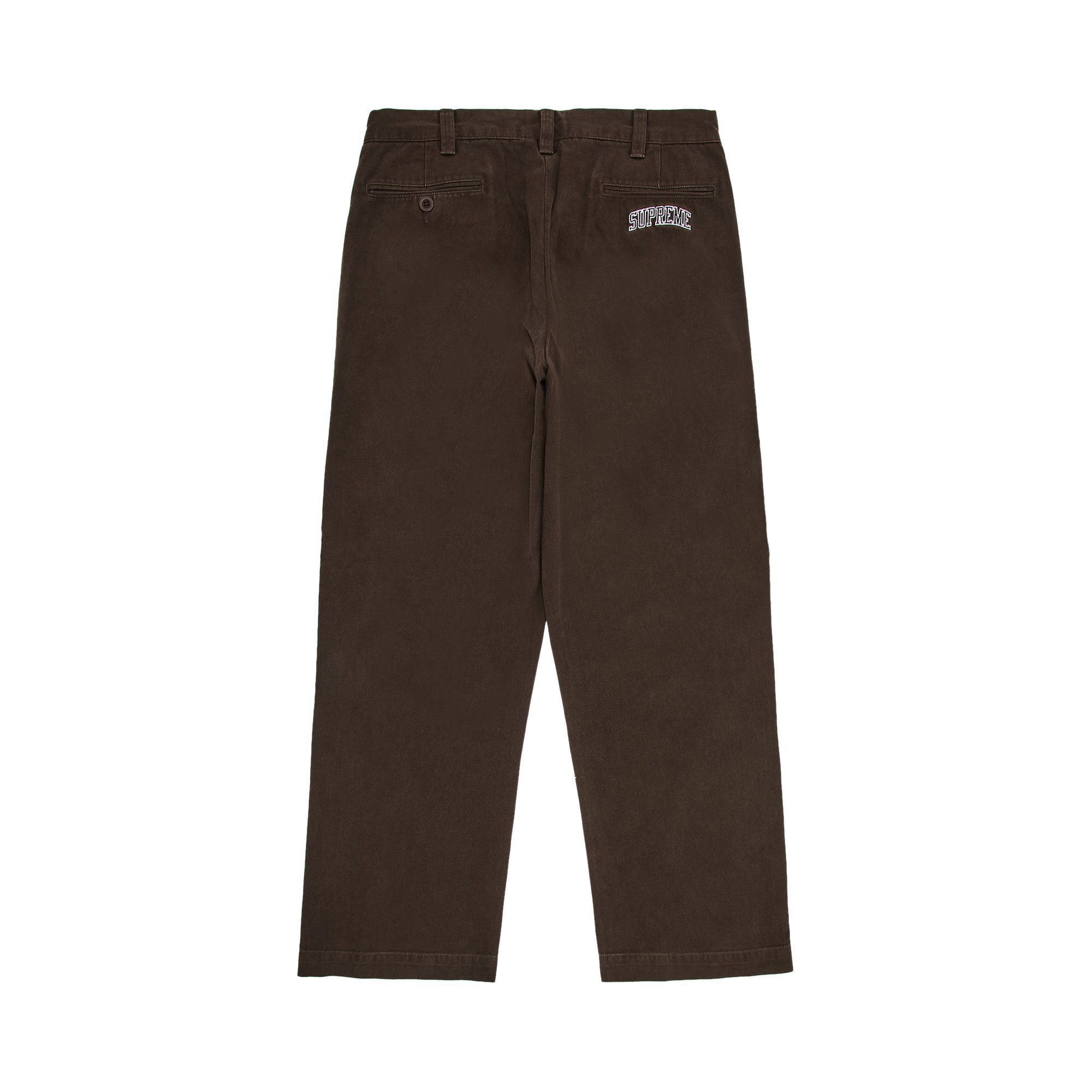 Buy Supreme Chino Pant 'Brown' - FW24P32 BROWN | GOAT MX