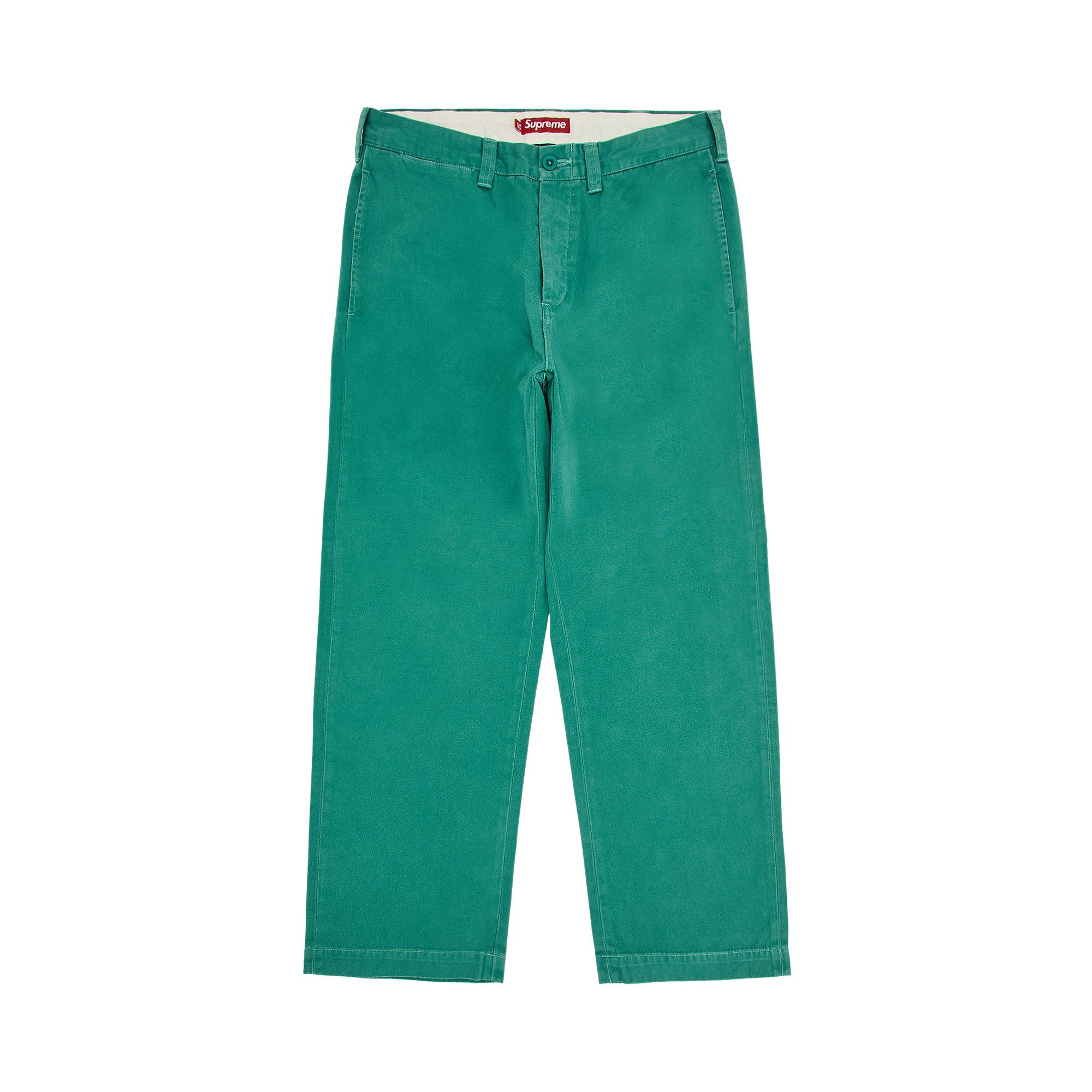 Buy Supreme Chino Pant 'Dark Mint' - FW24P32 DARK MINT | GOAT