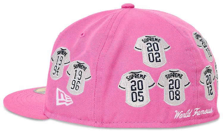 Supreme Jerseys Box Logo New Era Pink