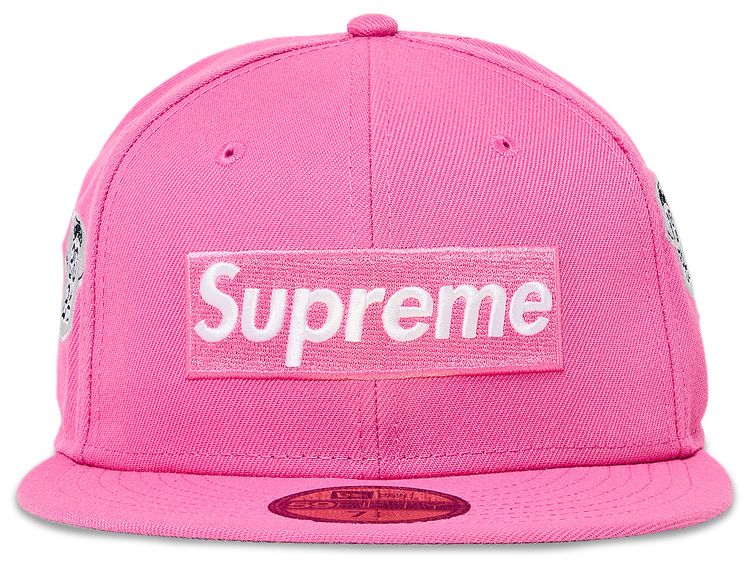 Supreme Jerseys Box Logo New Era Pink