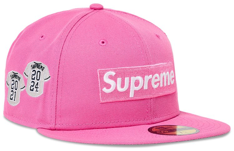 Supreme Jerseys Box Logo New Era Pink