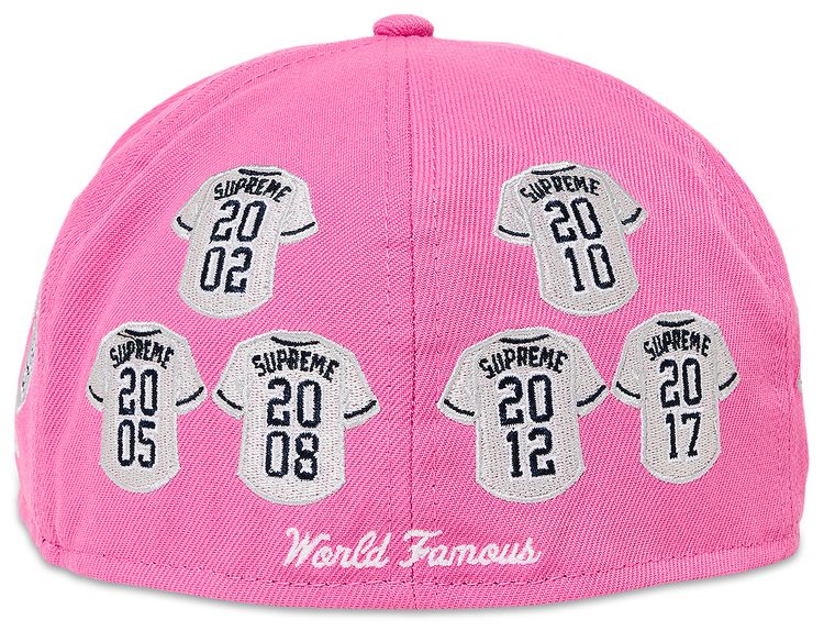Supreme Jerseys Box Logo New Era Pink