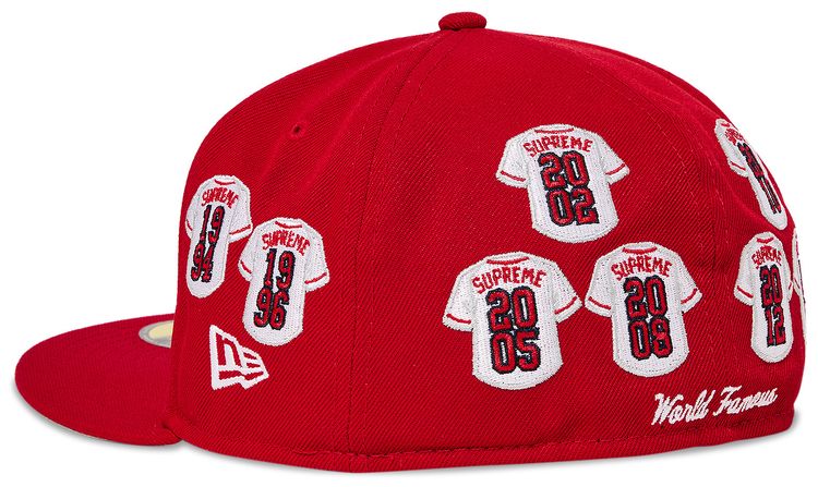 Supreme Jerseys Box Logo New Era Red