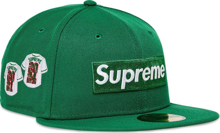 Supreme Jerseys Box Logo New Era Green