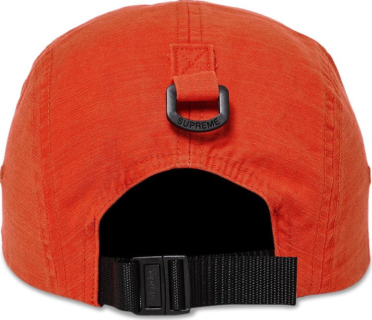 Supreme Arabic Label Camp Cap Dark Orange