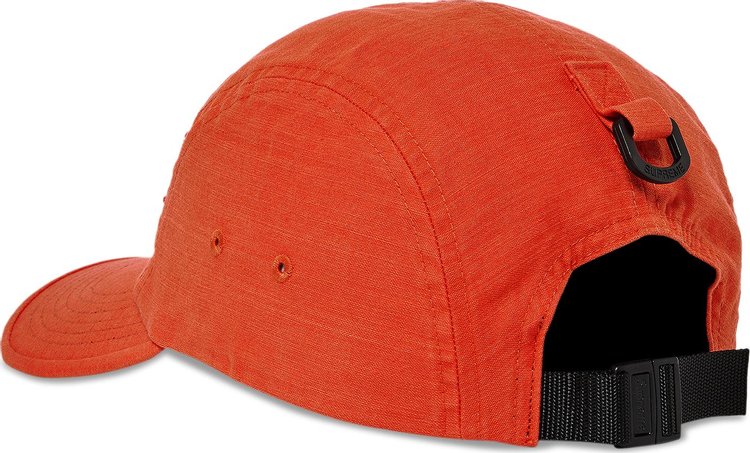 Supreme Arabic Label Camp Cap Dark Orange