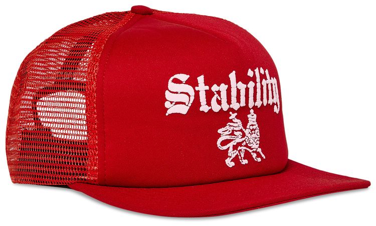 Supreme Stability Mesh Back 5 Panel Red