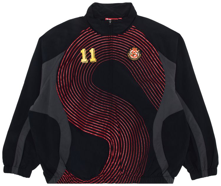 Supreme S Logo Track Jacket Black