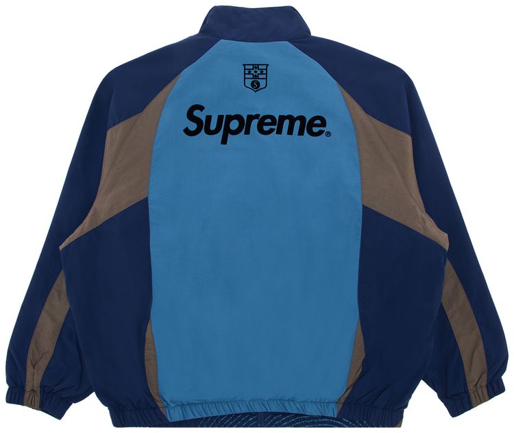 Supreme S Logo Track Jacket Navy