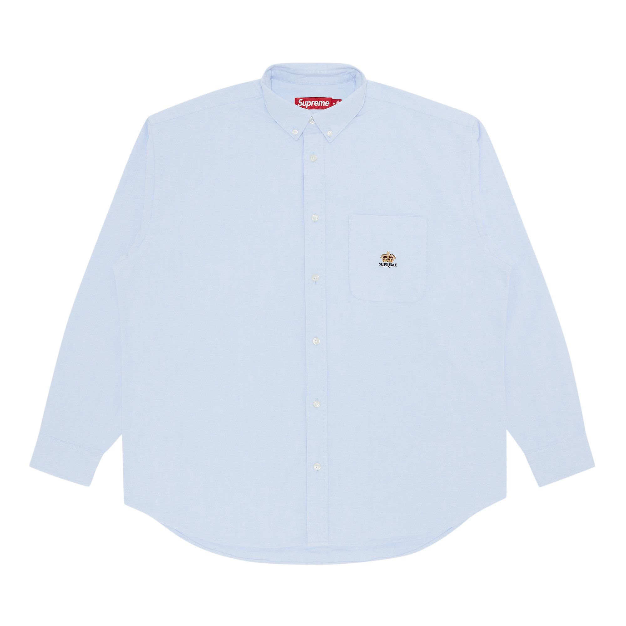 Supreme Loose Fit Flannel Oxford Shirt (FW24) - $138