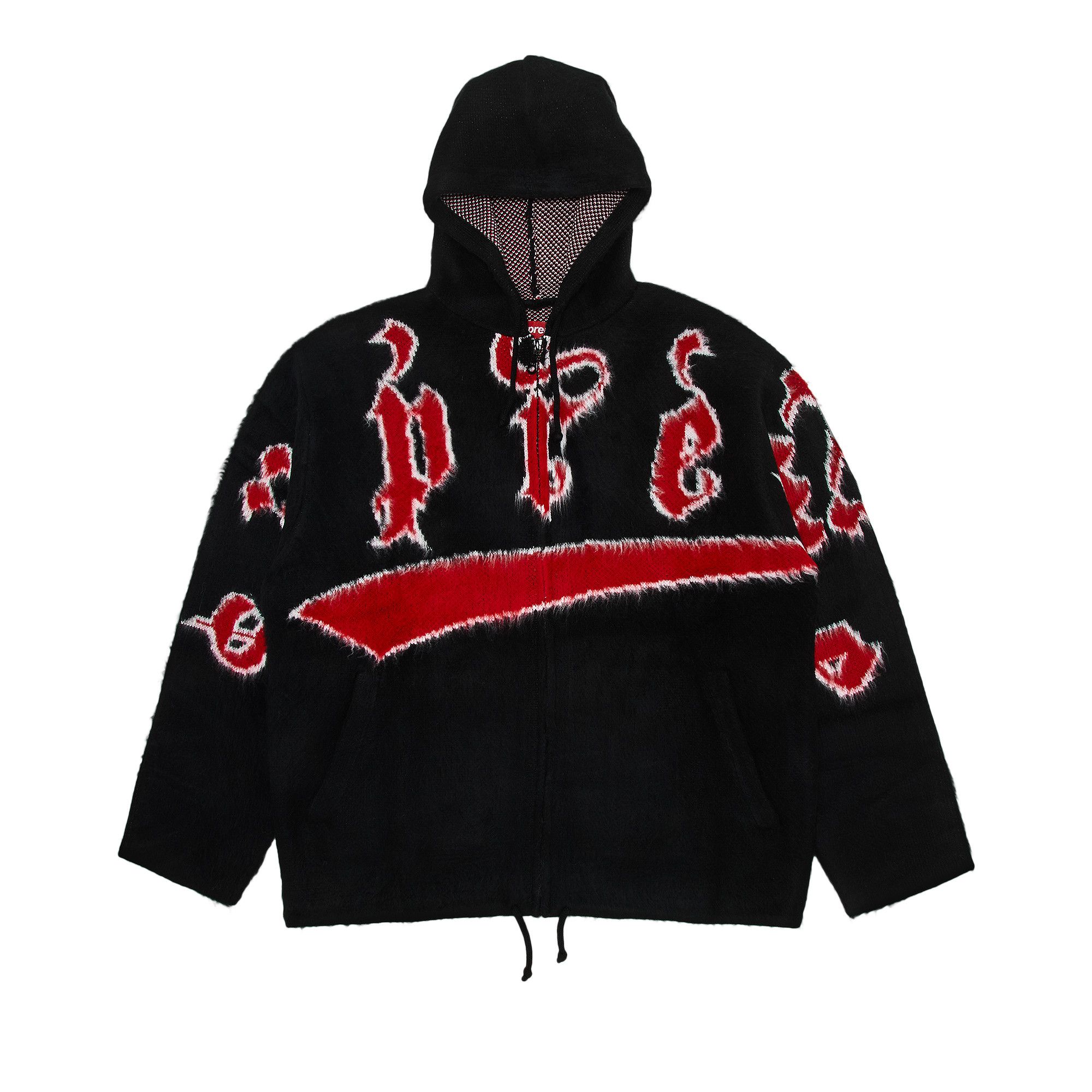 Supreme zip up sweater hot sale