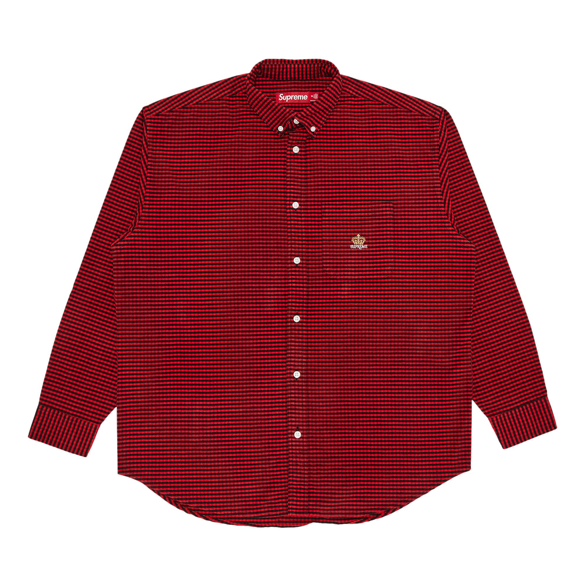 Buy Supreme Loose Fit Flannel Oxford Shirt 'Red Plaid Buy Supreme Loose Fit Flannel Oxford Shirt 'Red Plaid