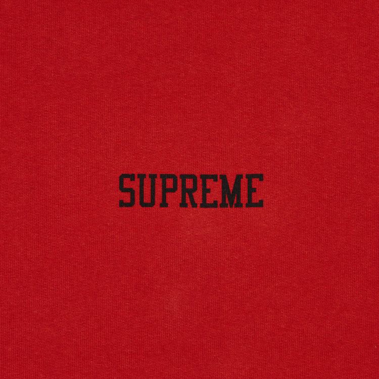 Supreme On God Hooded Sweatshirt Burnt Red