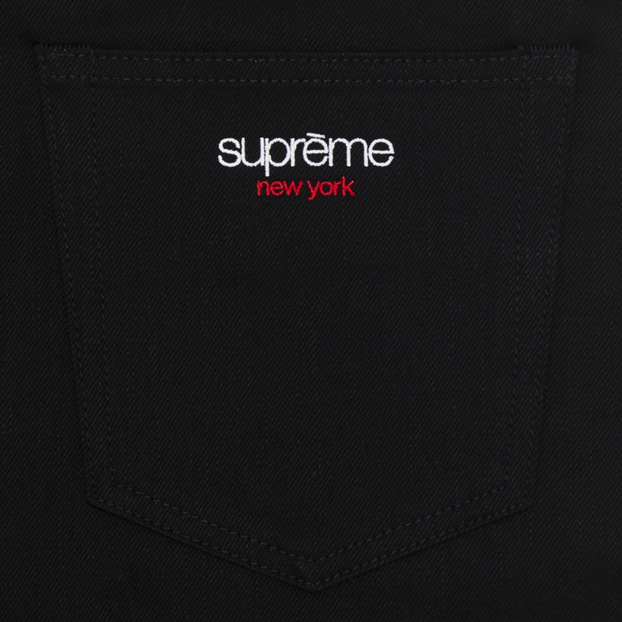 Buy Supreme Rigid Baggy Selvedge Jean 'Black' - FW24P26
