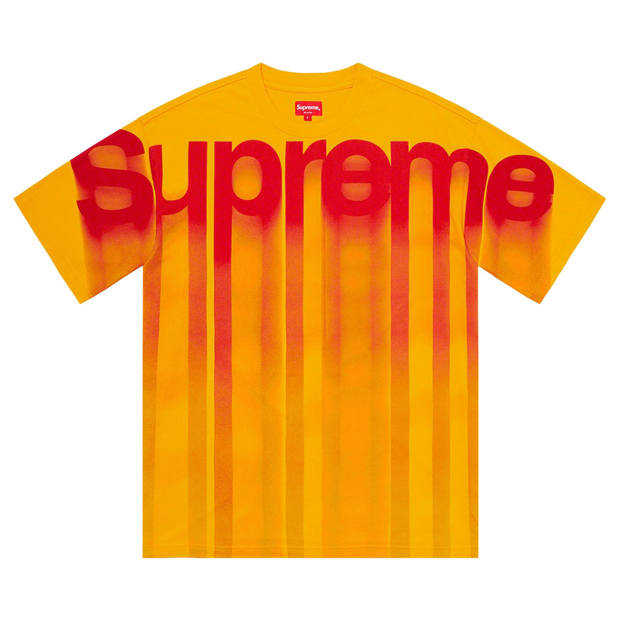 Buy Supreme Bleed Logo Short-Sleeve Top 'Yellow' - FW20KN74 YELLOW