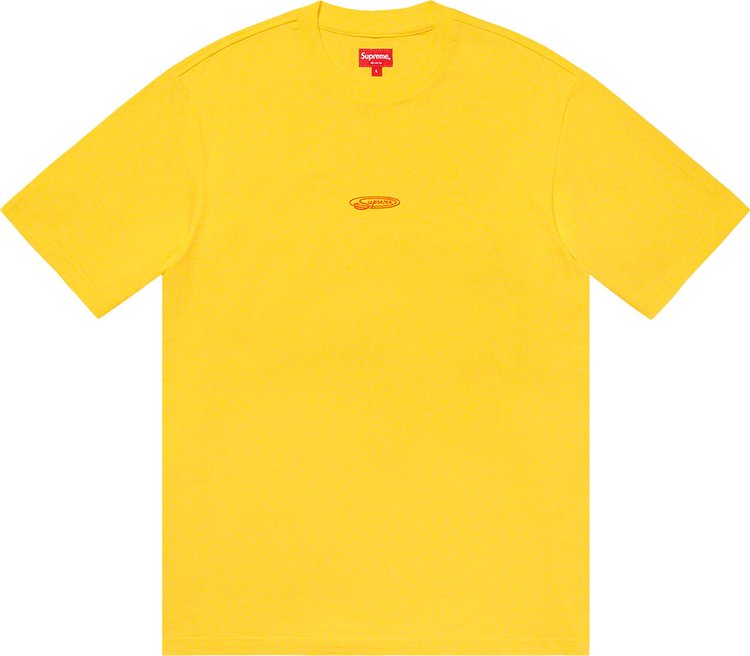 Supreme Oval Short Sleeve Top Yellow