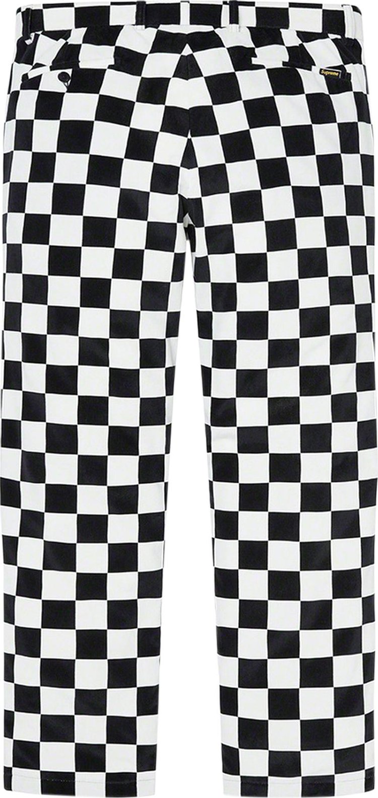 Supreme Velvet Trouser Checkerboard