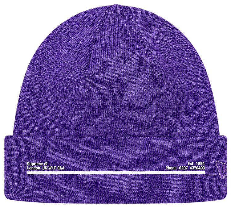 Supreme Chenille Applique Hooded Sweatshirt Marine Blue