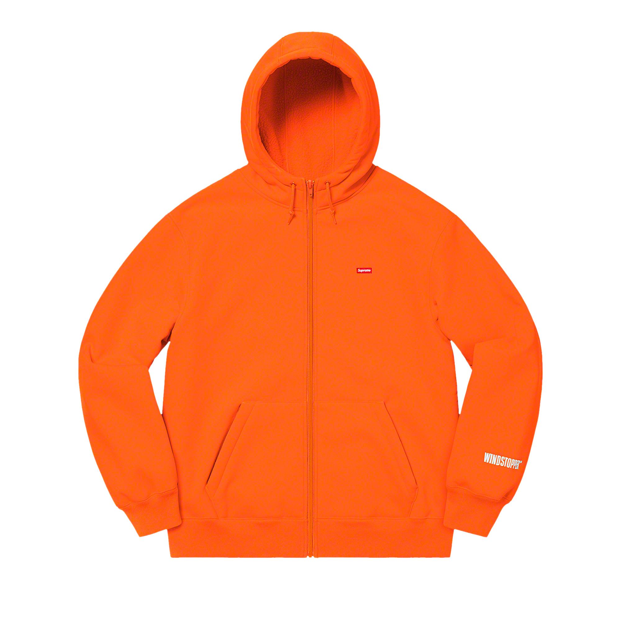 【新品】WINDSTOPPER ZIP UP HOODEDSWEATSHIRT Buy Supreme x WINDSTOPPER Zip Up Hooded Sweatshirt 'Orange