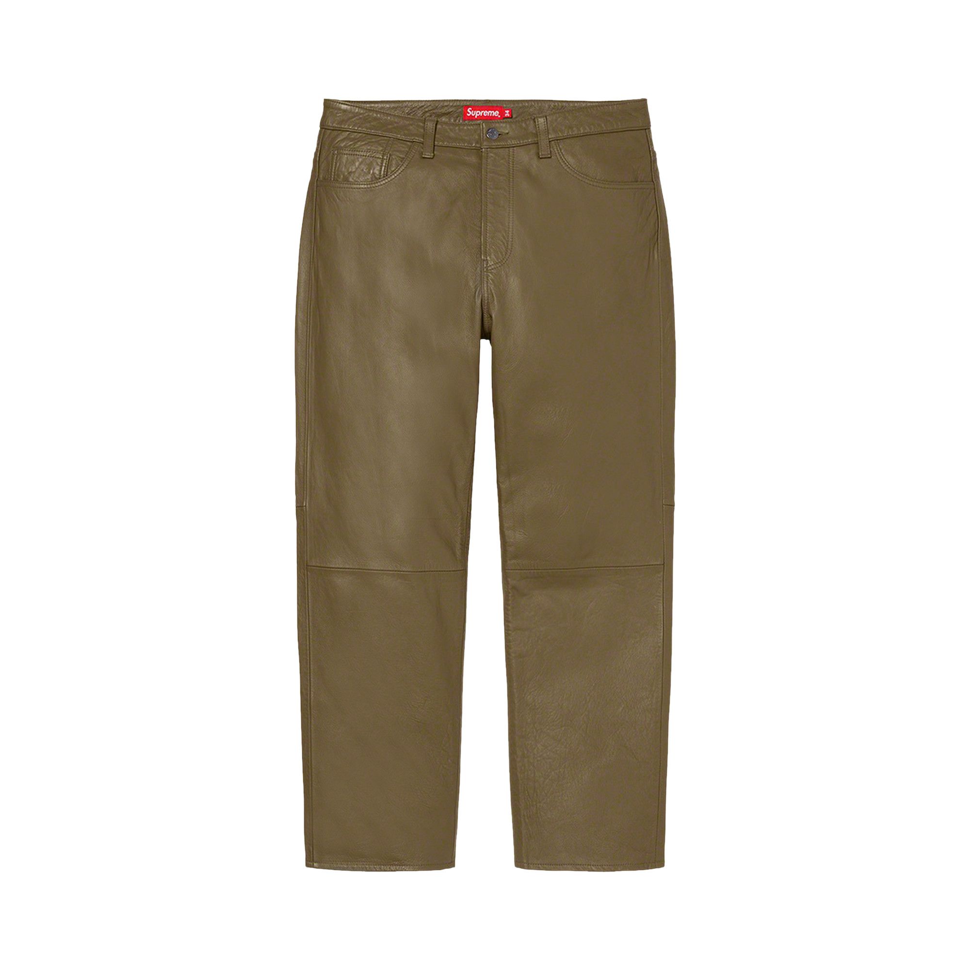 限定セールをすべて - 'Olive' Jean 5-Pocket Leather Supreme Buy FW21P53 GOAT | OLIVE デニム+ジーンズ