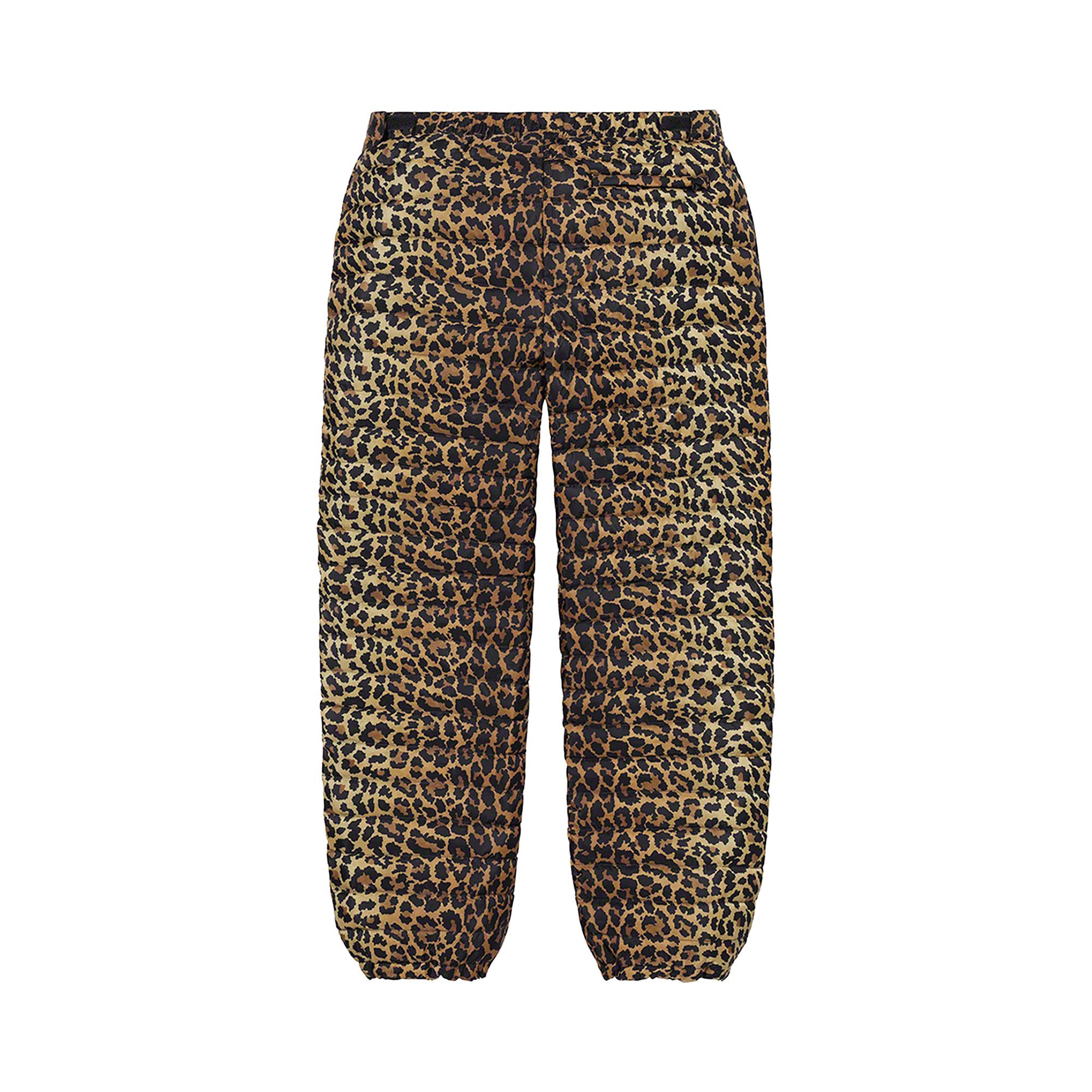 海外ブランド  FW21P60 - 'Leopard' Pant Down Micro Supreme Buy LEOPARD GOAT | パンツ