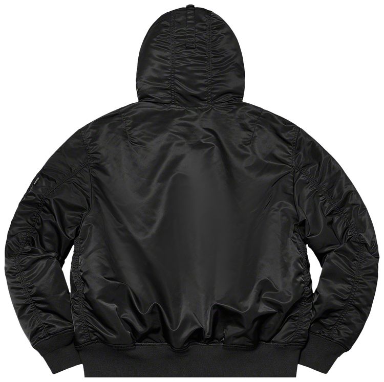 Supreme Hooded MA 1 Black