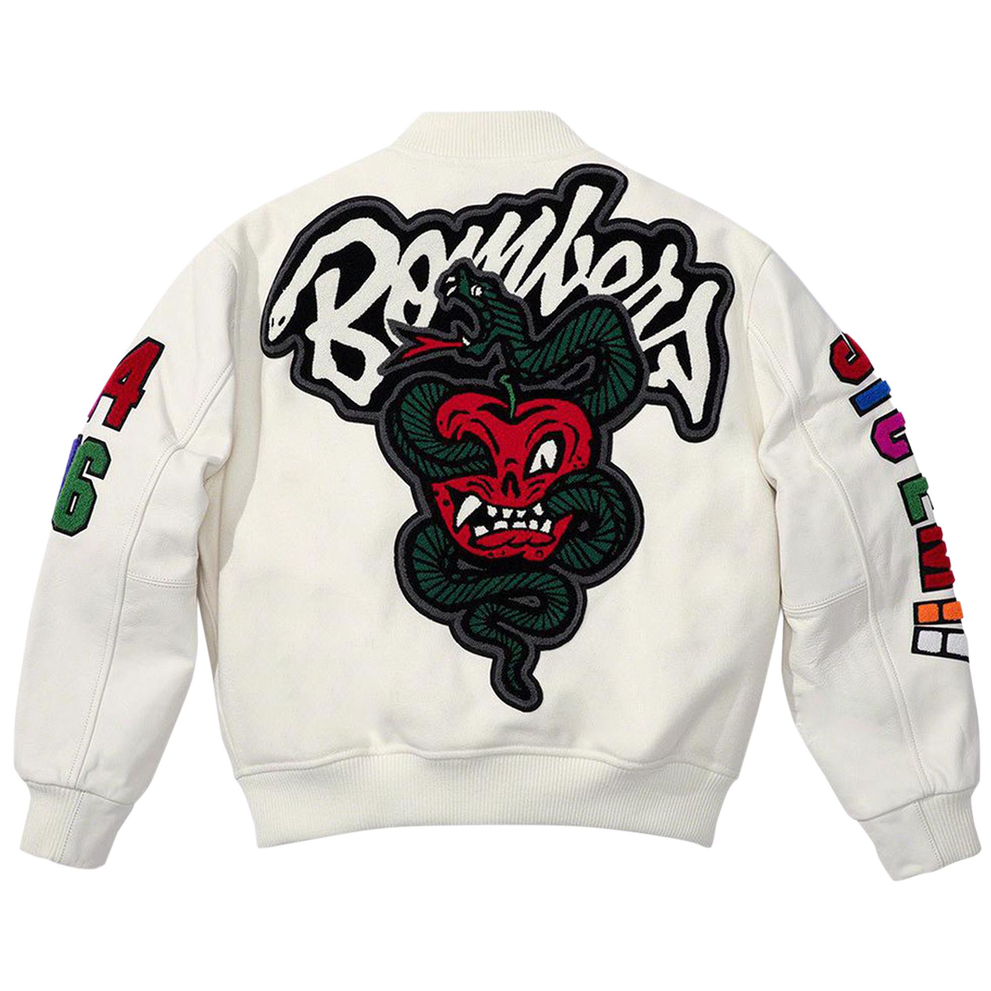 Buy Supreme x WTAPS Varsity Jacket 'White' - FW21J119 WHITE