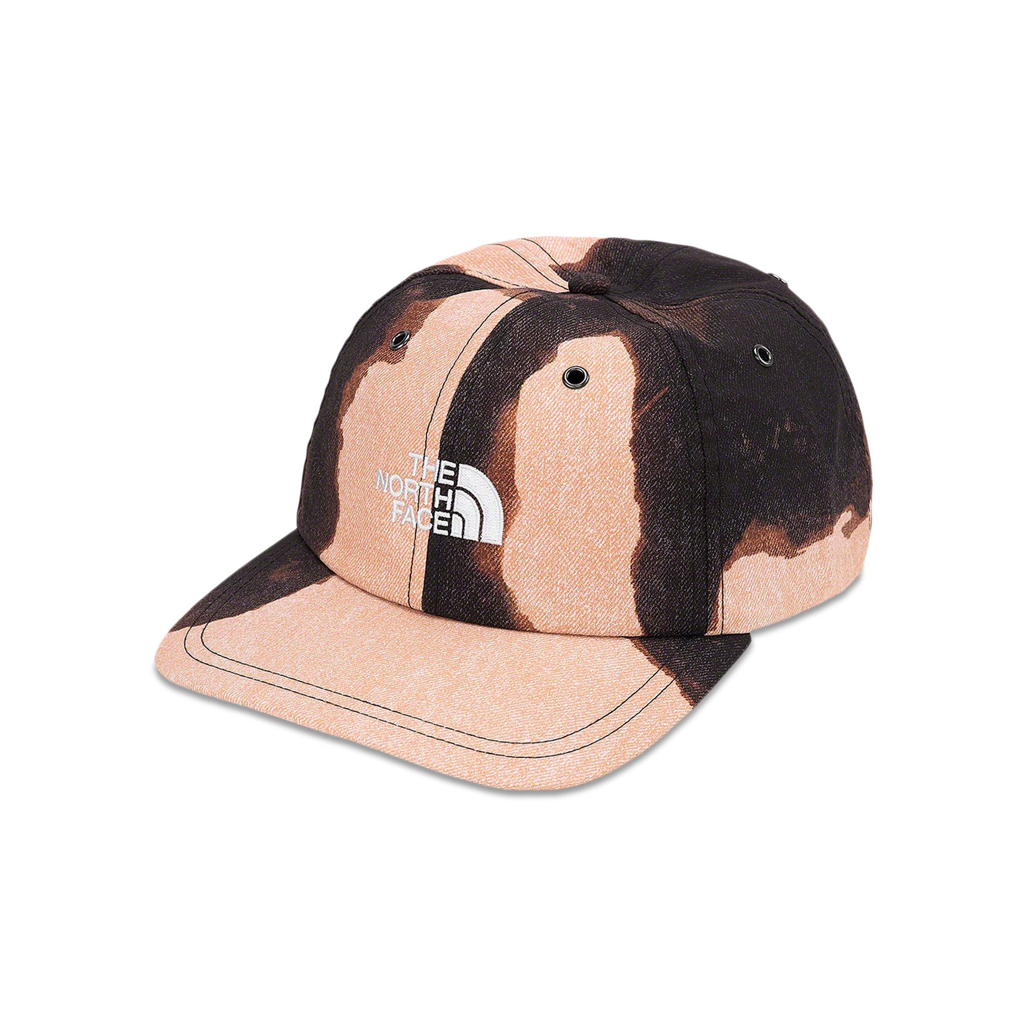 Buy Supreme x The North Face Bleached Denim Print 6-Panel 'Black' - FW21H12  BLACK | GOAT