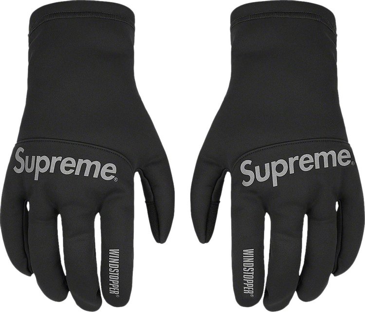 Supreme WINDSTOPPER Gloves Black