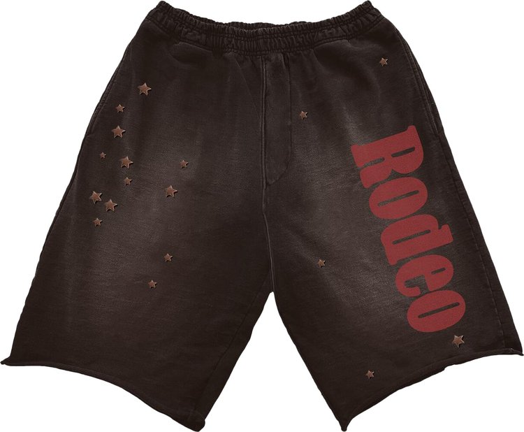 Cactus Jack by Travis Scott x Sp5der Days Before Rodeo Shorts Brown