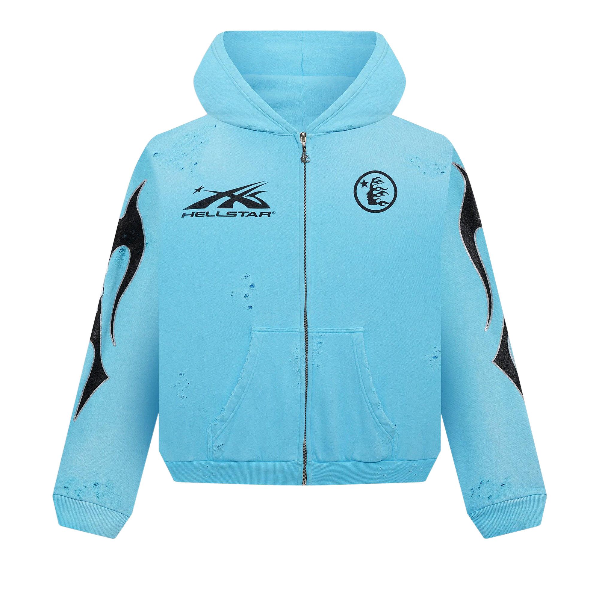 トップス FANCY CLUB Digi From Star Hood (BLUE) Blue Star Logo Hoodie — Blue Stars