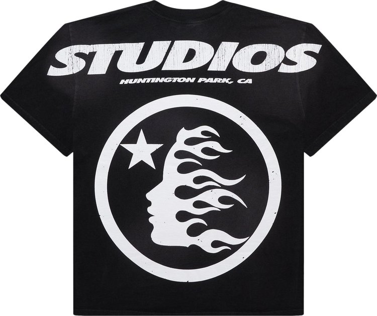 Hellstar Studios Cartoon Logo T Shirt Yellow