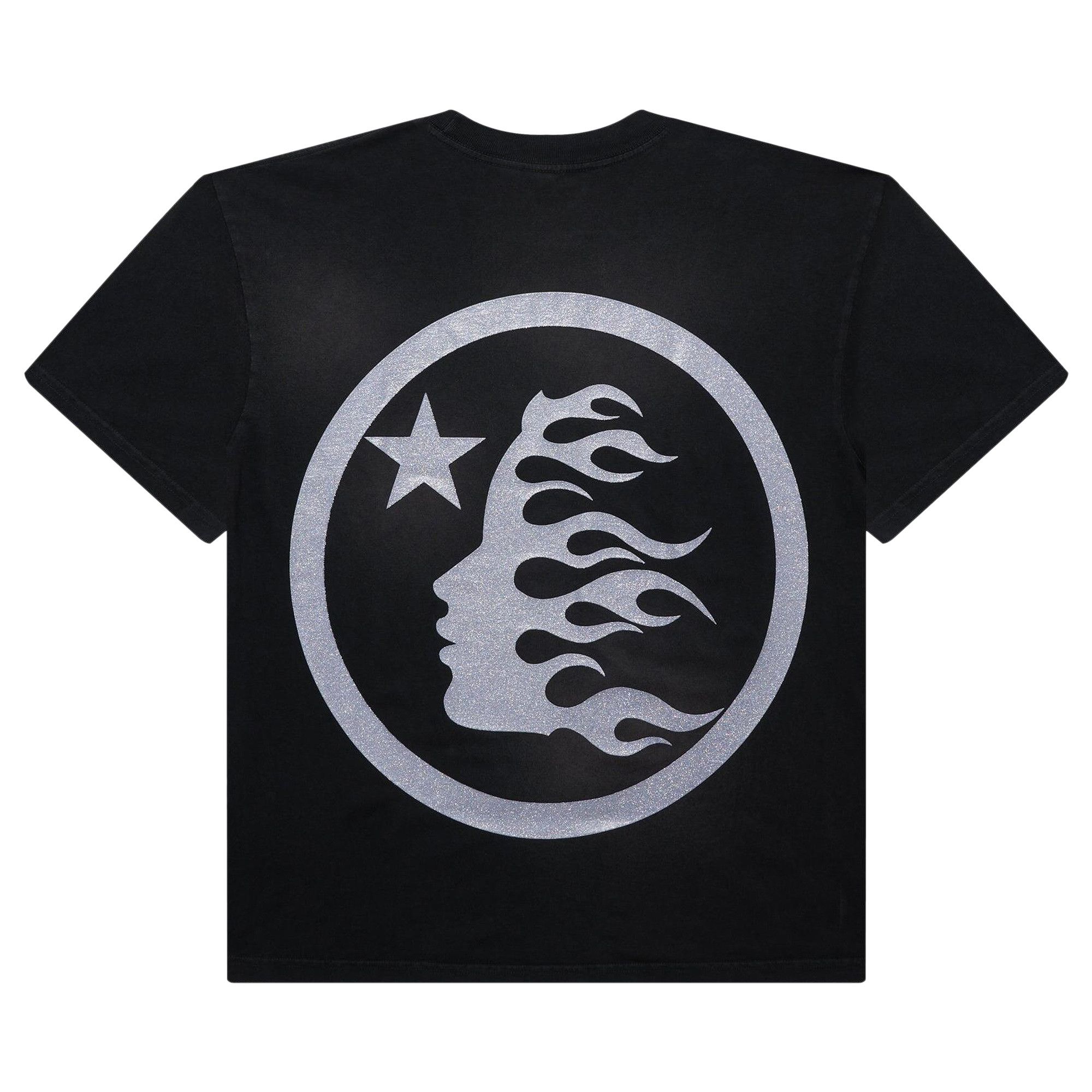 HELLSTAR 半袖 T-Shirt Black Glitter THORN P2P 〇関送無料〇 Buy Hellstar Glitter Logo T-Shirt 'Black' - HSCC03TEE001