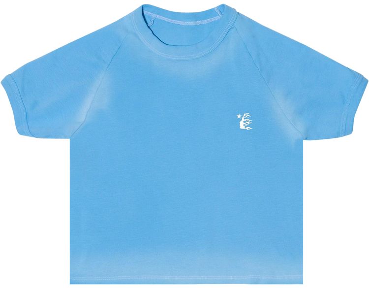 Hellstar Crop Top Baby Blue