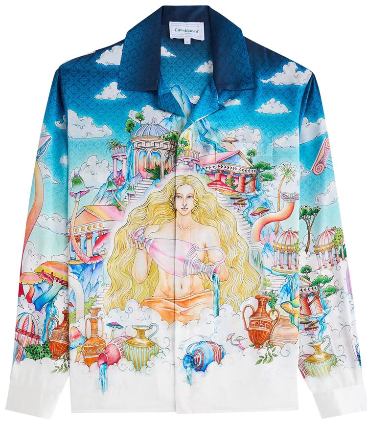 Casablanca Long Sleeve Cuban Shirt The Road To Knowledge