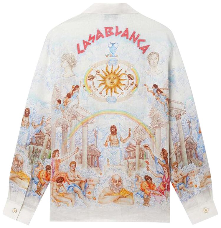 Casablanca Long Sleeve Cuban Shirt Le Temple Du Savoir