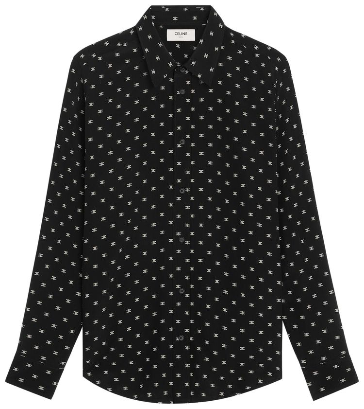 CELINE Loose Shirt BlackCream